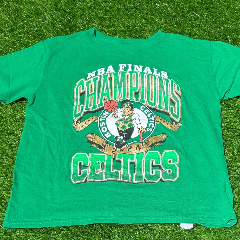 NBA 2024 Championship Celtics Kids T-Shirt